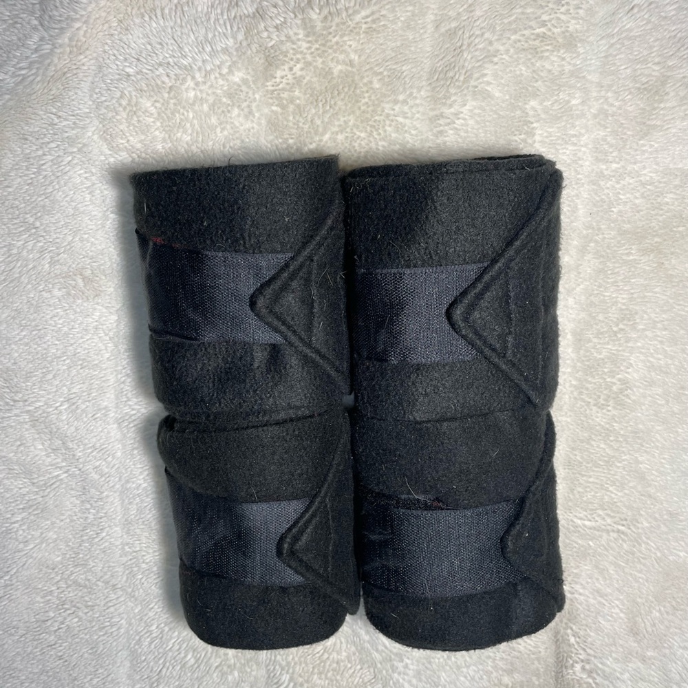 Set of 4 Black Polo Wraps
